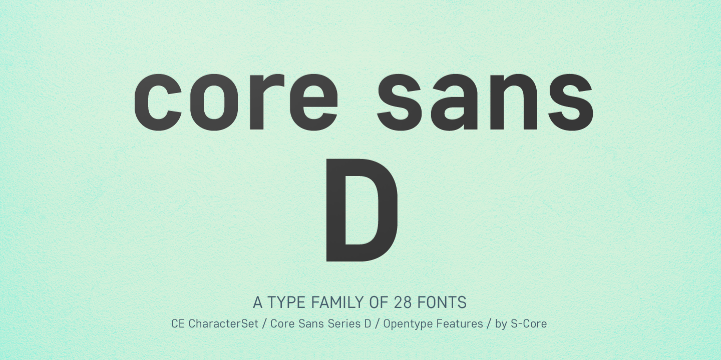 Core Sans D Free Download Free Download