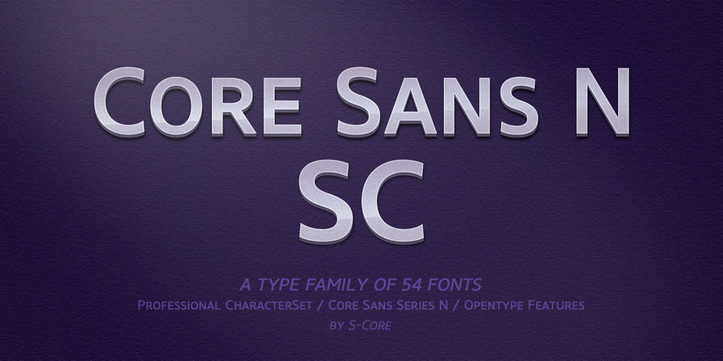 Core Sans N SC Free Download Free Download