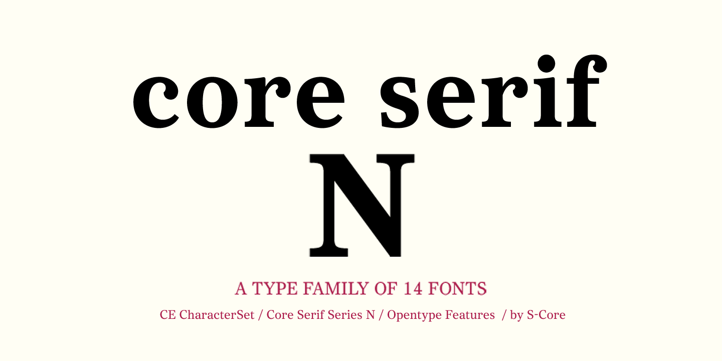 Core Serif N Free Download Free Download