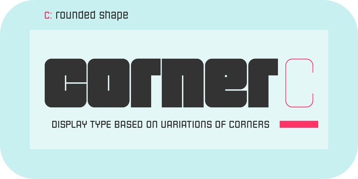 Corner C Font Free Download