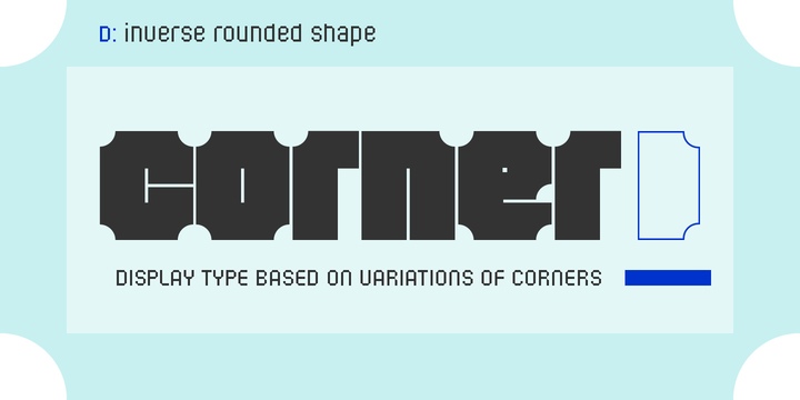 Corner D Font Free Download