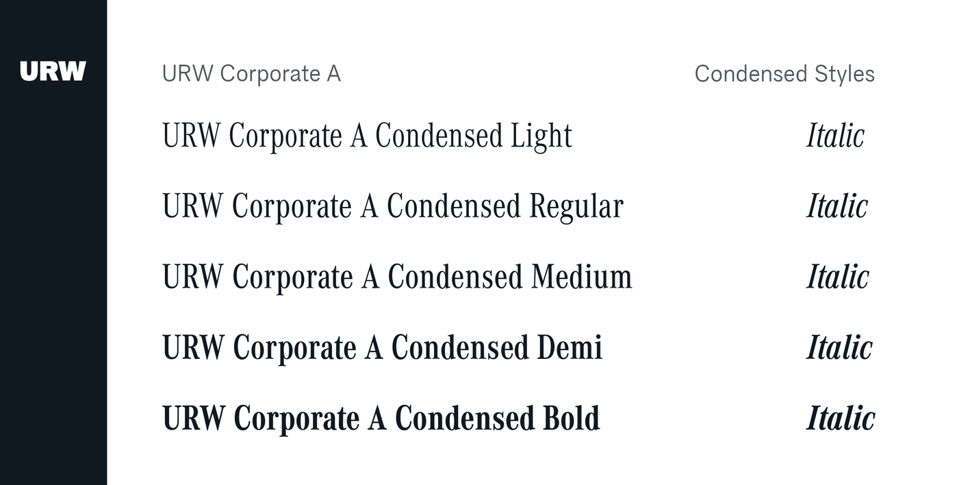 Corporate A Font Free Download