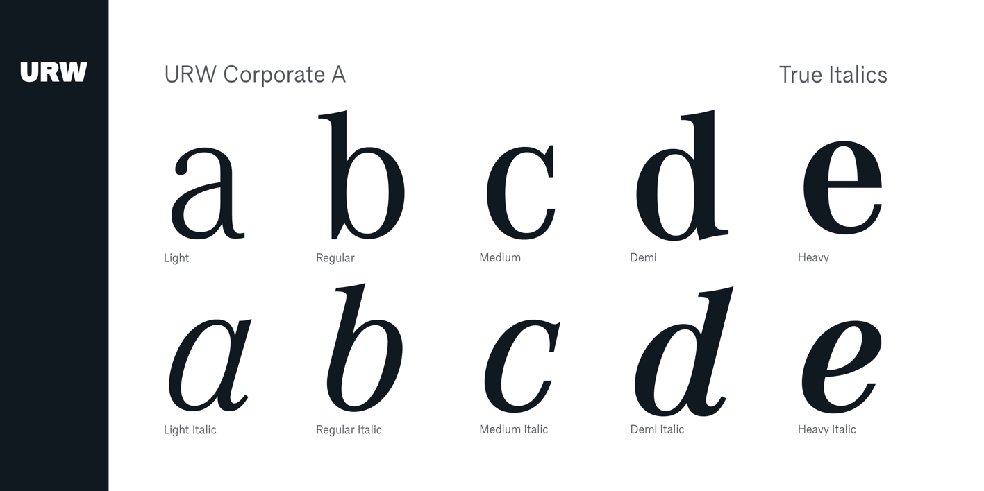 Corporate A Font Free Download