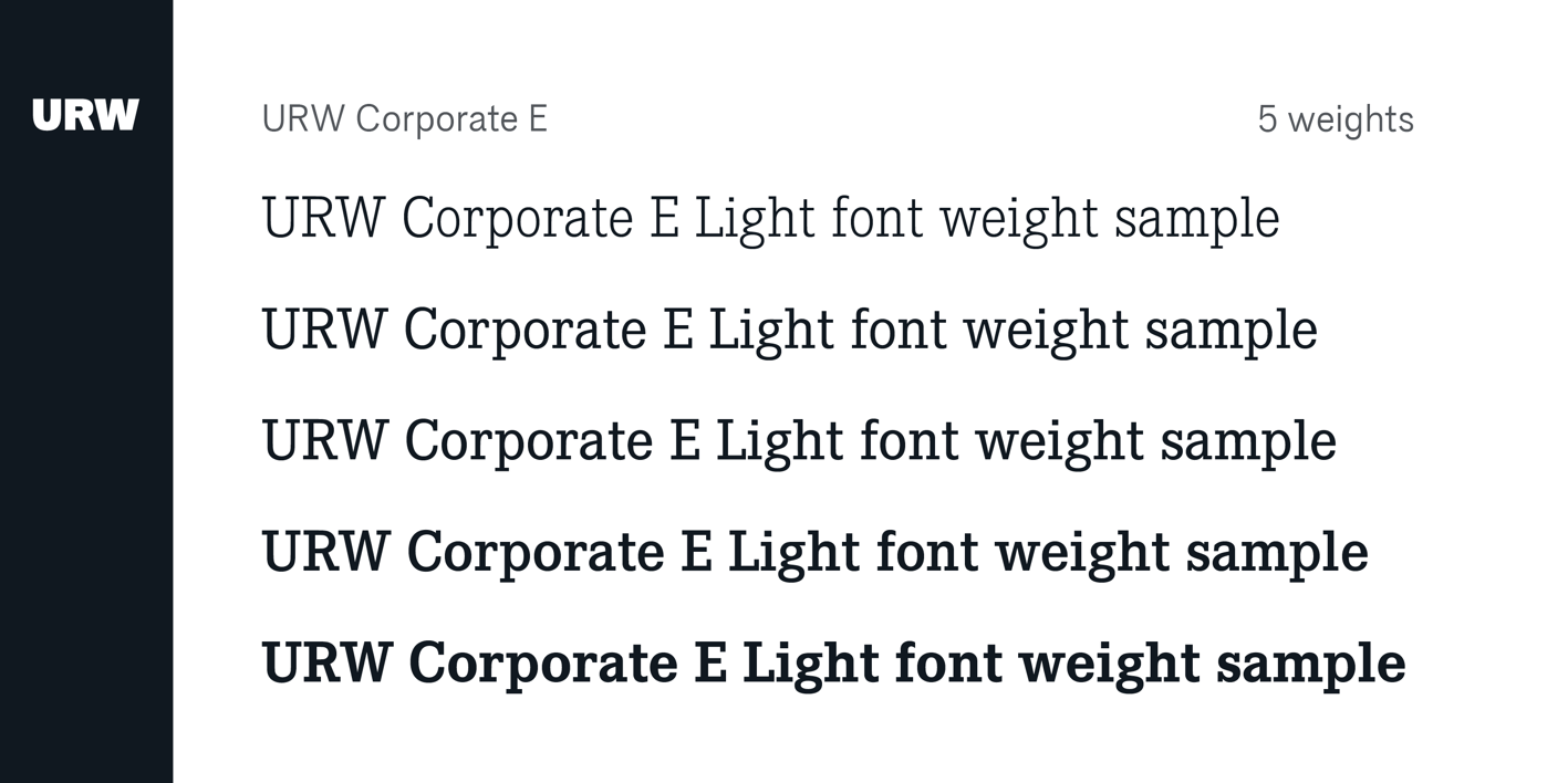 Corporate E Font Free Download