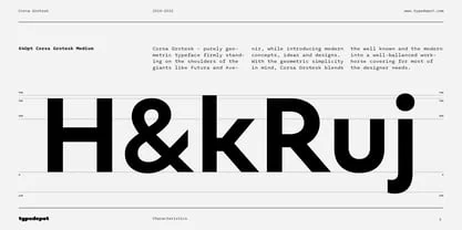 Corsa Grotesk Font