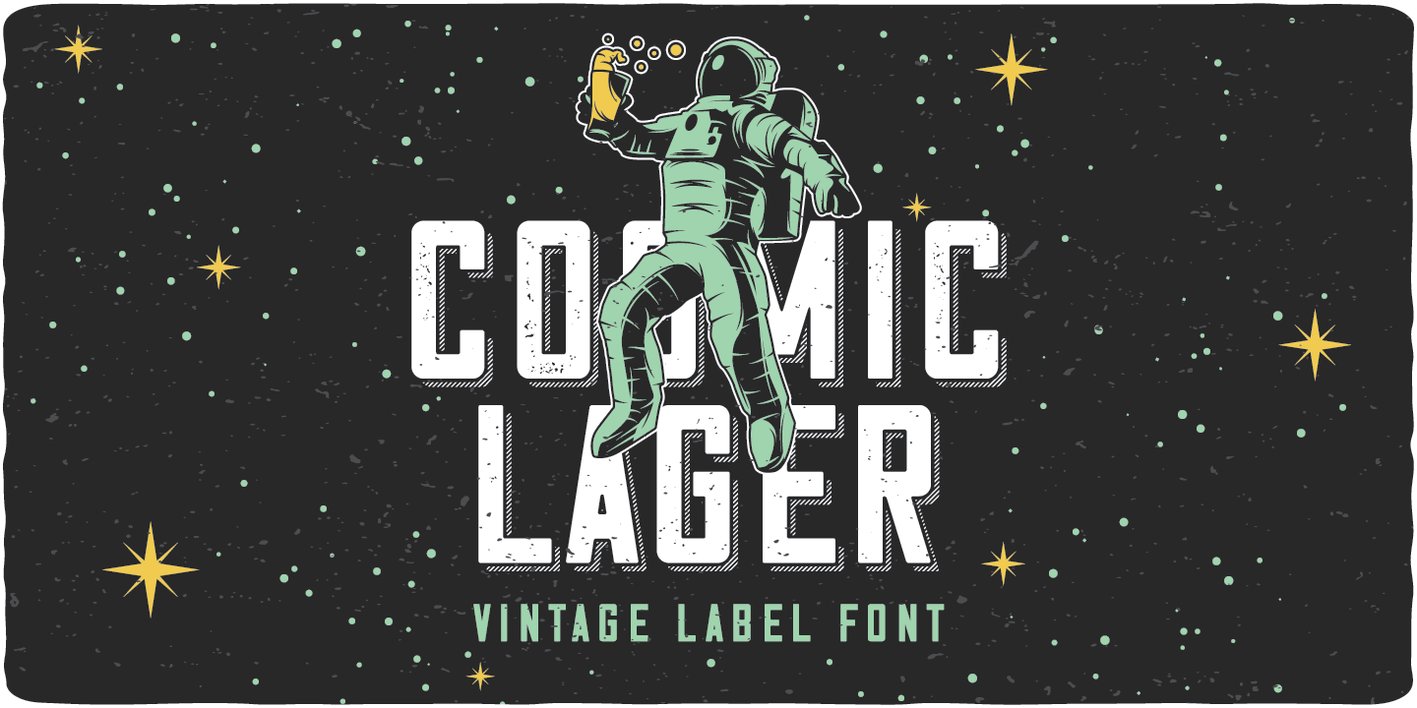 Cosmic Lager Font Free Download