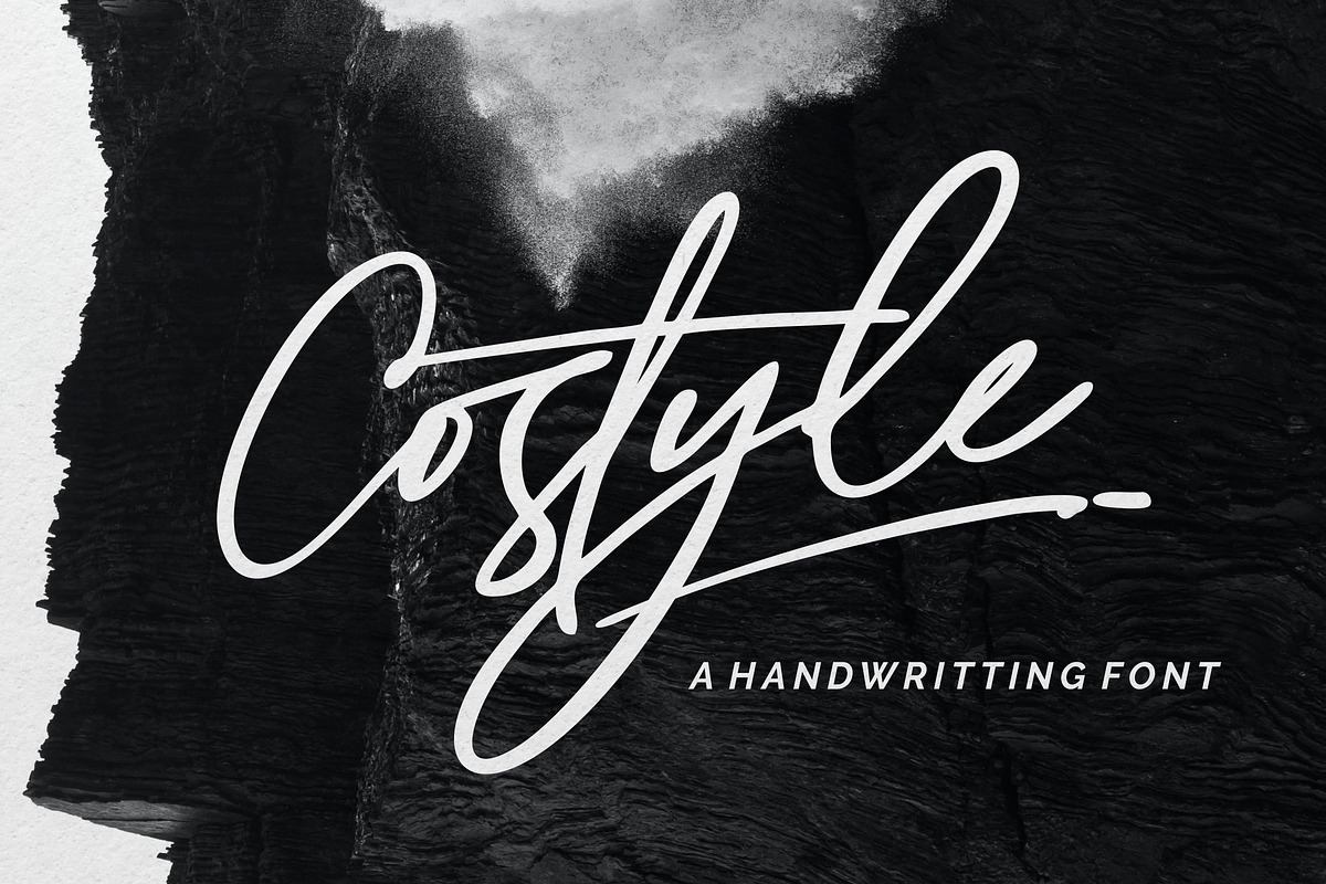 Costyle - A Handriwtten Font Free Download Free Download