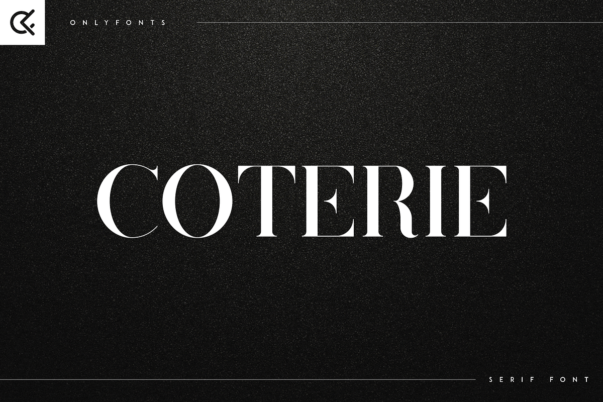 Coterie - Elegant Serif font Free Download Free Download