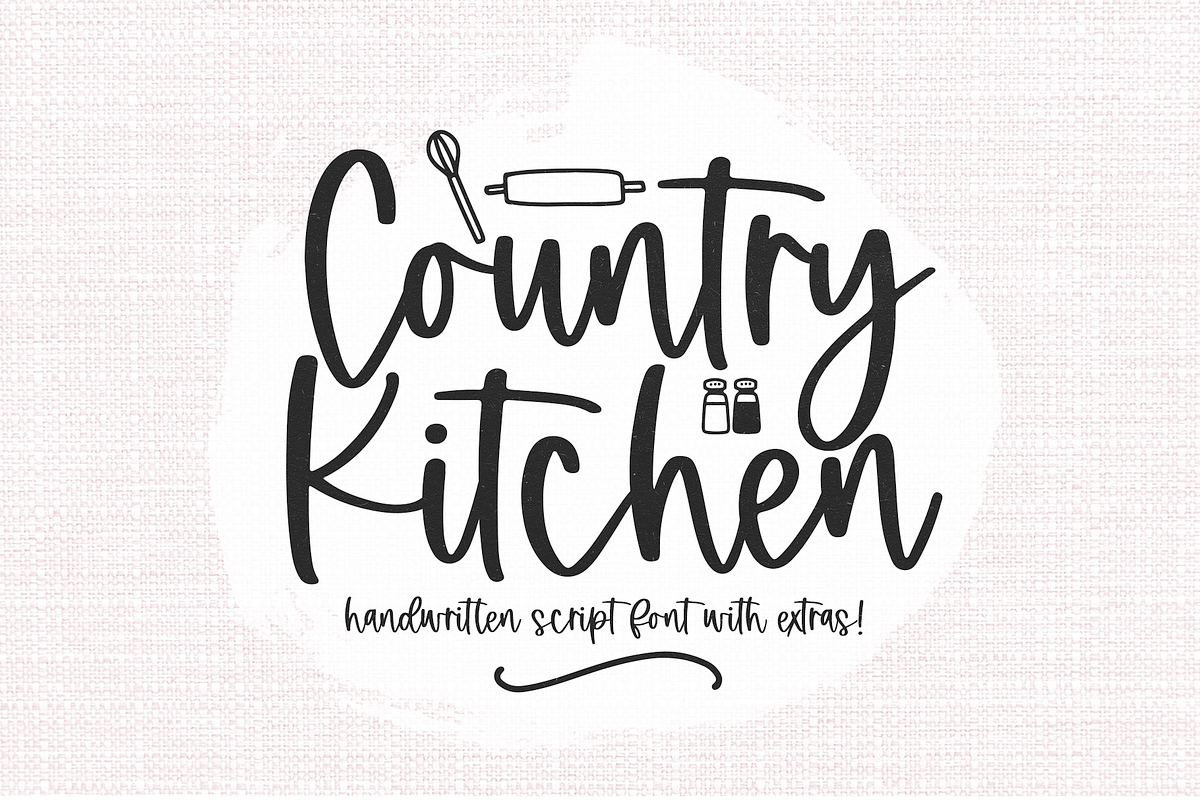 Country Kitchen | Farmhouse Font Free Download Free Download