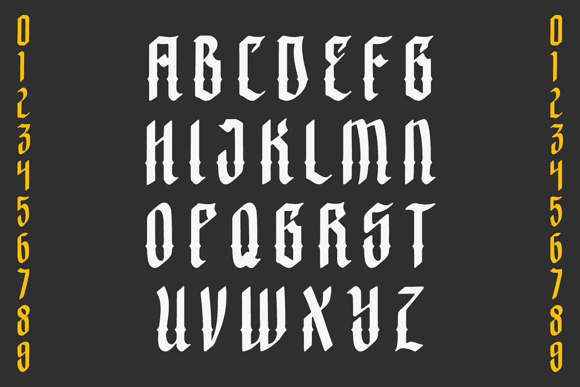 Crashburn | Blackletter Font