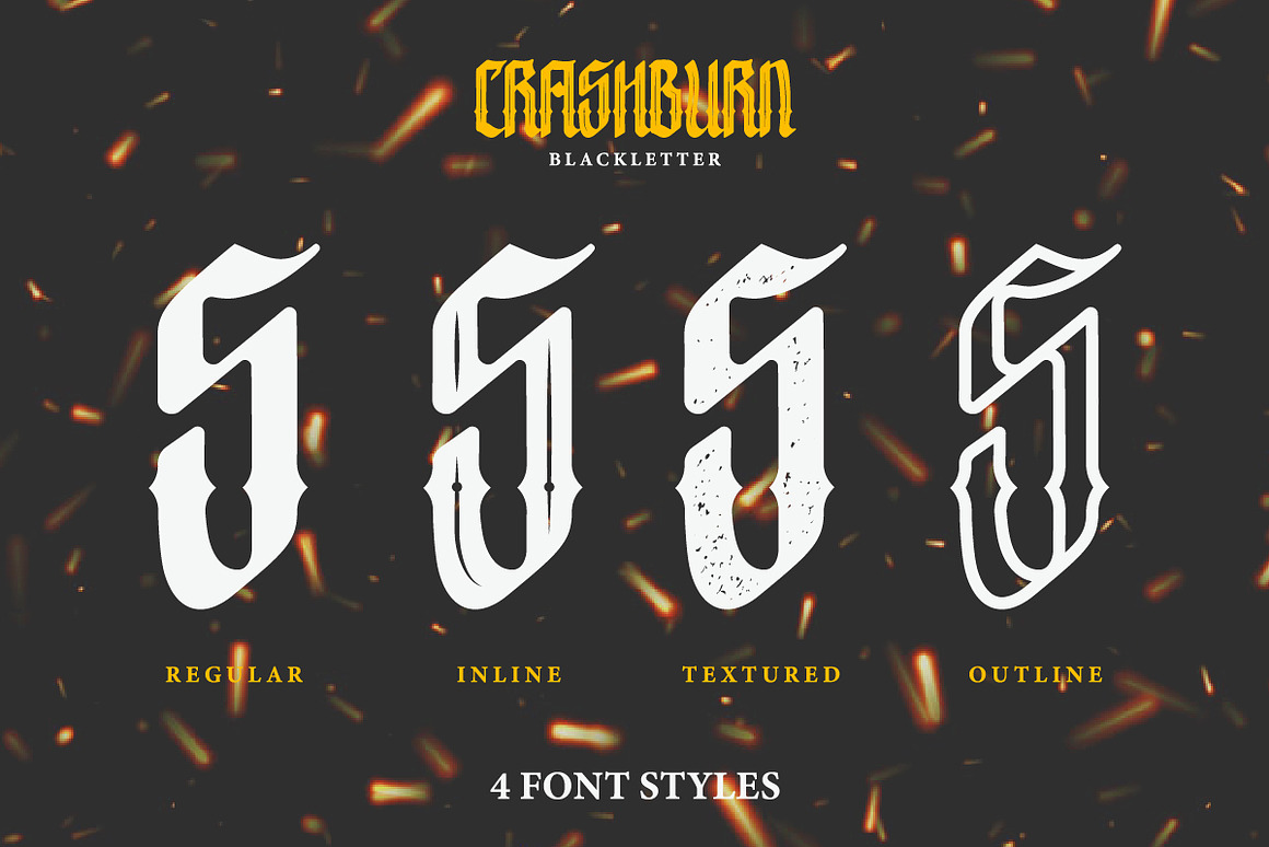 Crashburn | Blackletter Font Free Download