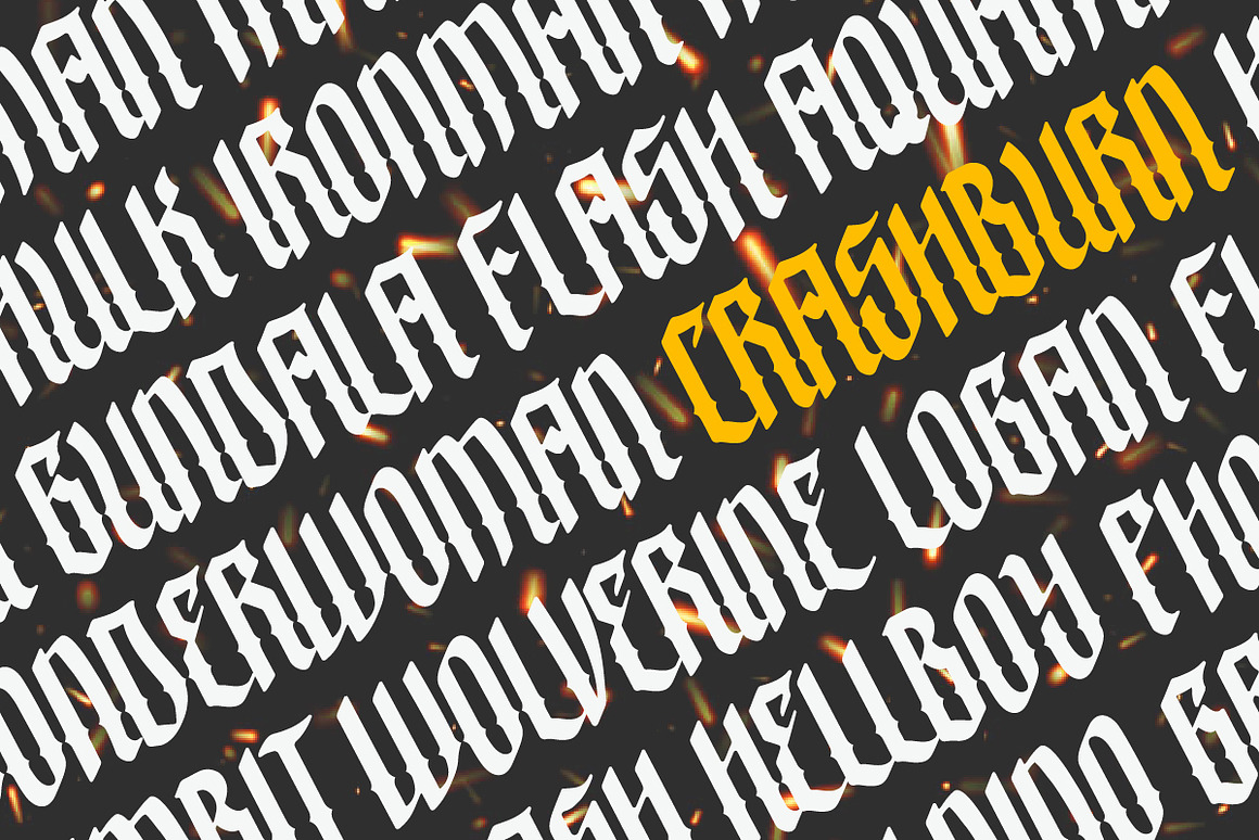 Crashburn | Blackletter Font Free Download