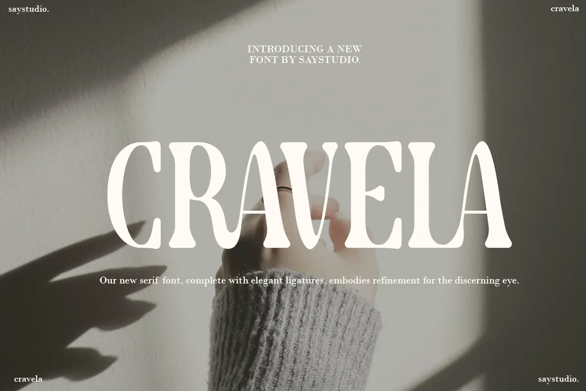 Cravela - Modern Serif Free Download Free Download