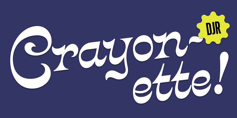 Crayonette DJR Font Free Download Free Download