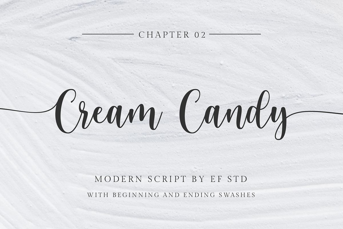 Cream Candy - Modern Script Free Download Free Download