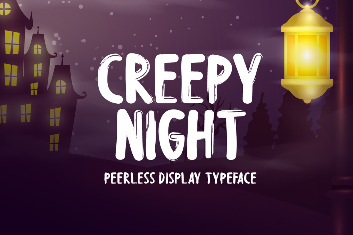 Creepy Night Typeface Free Download Free Download