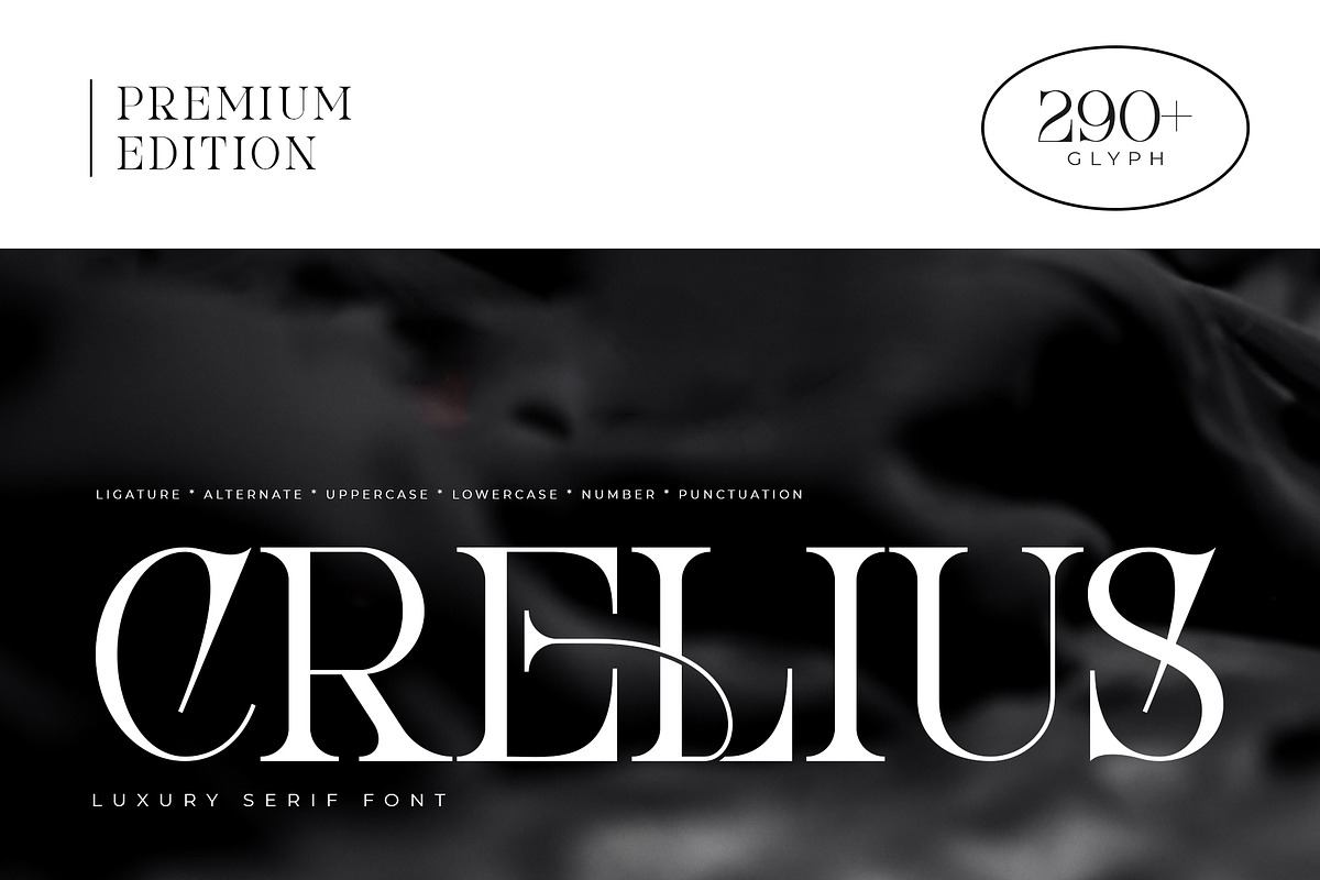 Crelius - Luxury Serif Font Free Download Free Download