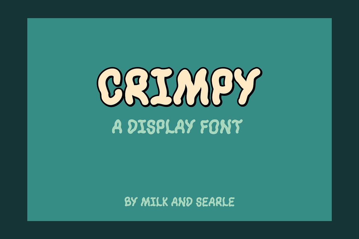 Crimpy - A wavy, crinkly font Free Download Free Download