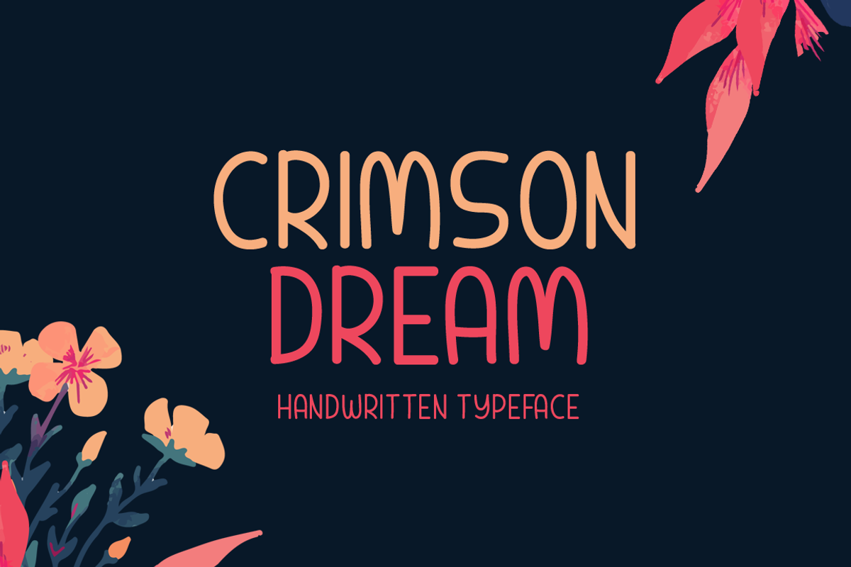 Crimson Dream Typeface Free Download Free Download