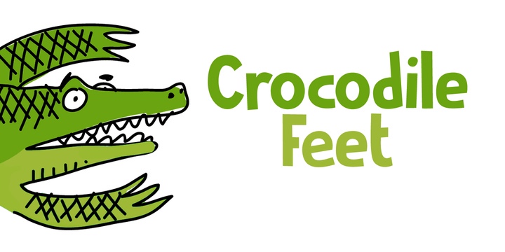 Crocodile Feet Font Free Download