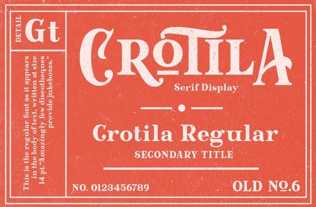 Crotila - Serif Display Font Free Download