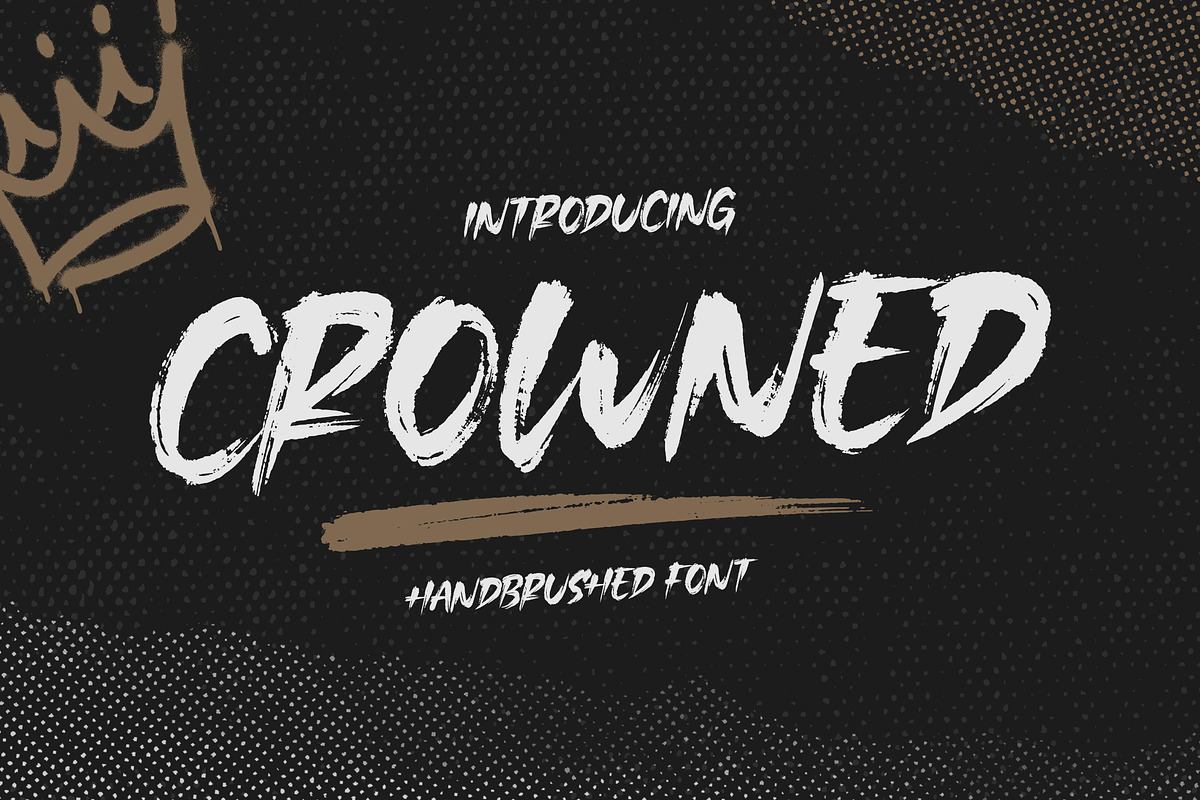 Crowned - Handbrushed Font Free Download Free Download