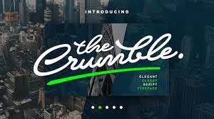 Crumble Script Font Free Download