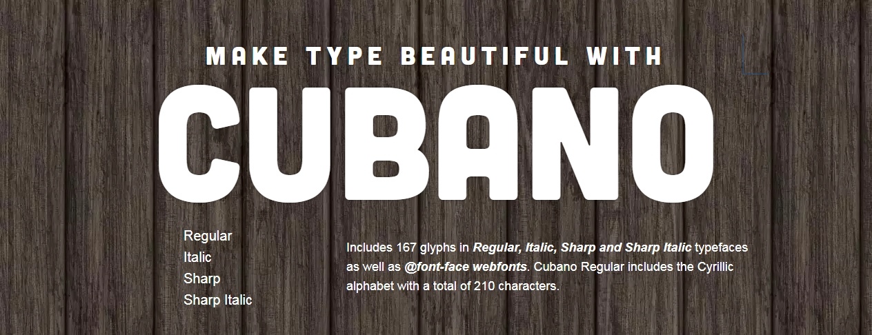 Cubano Font Free Download