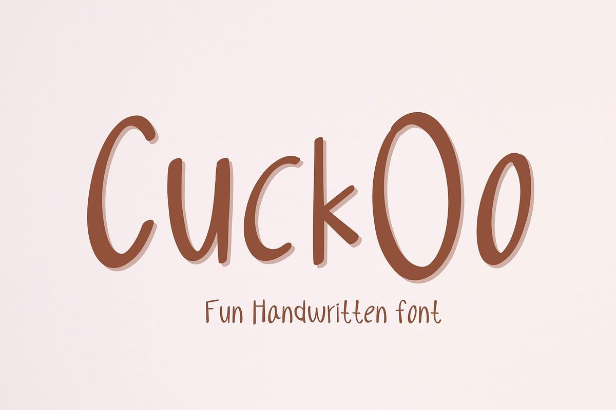 Cuckoo - Handwritten font Free Download Free Download