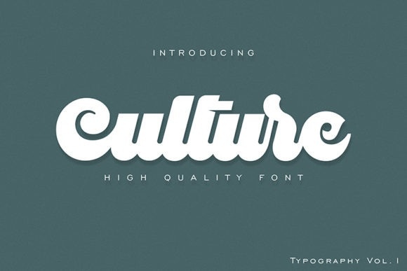 Culture Font Free Download