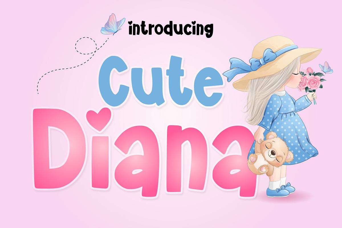 Cute Diana Fonts Free Download Free Download