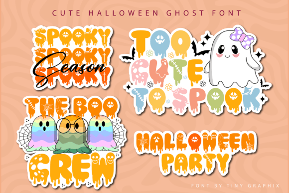 Cute Halloween Ghost Font Free Download