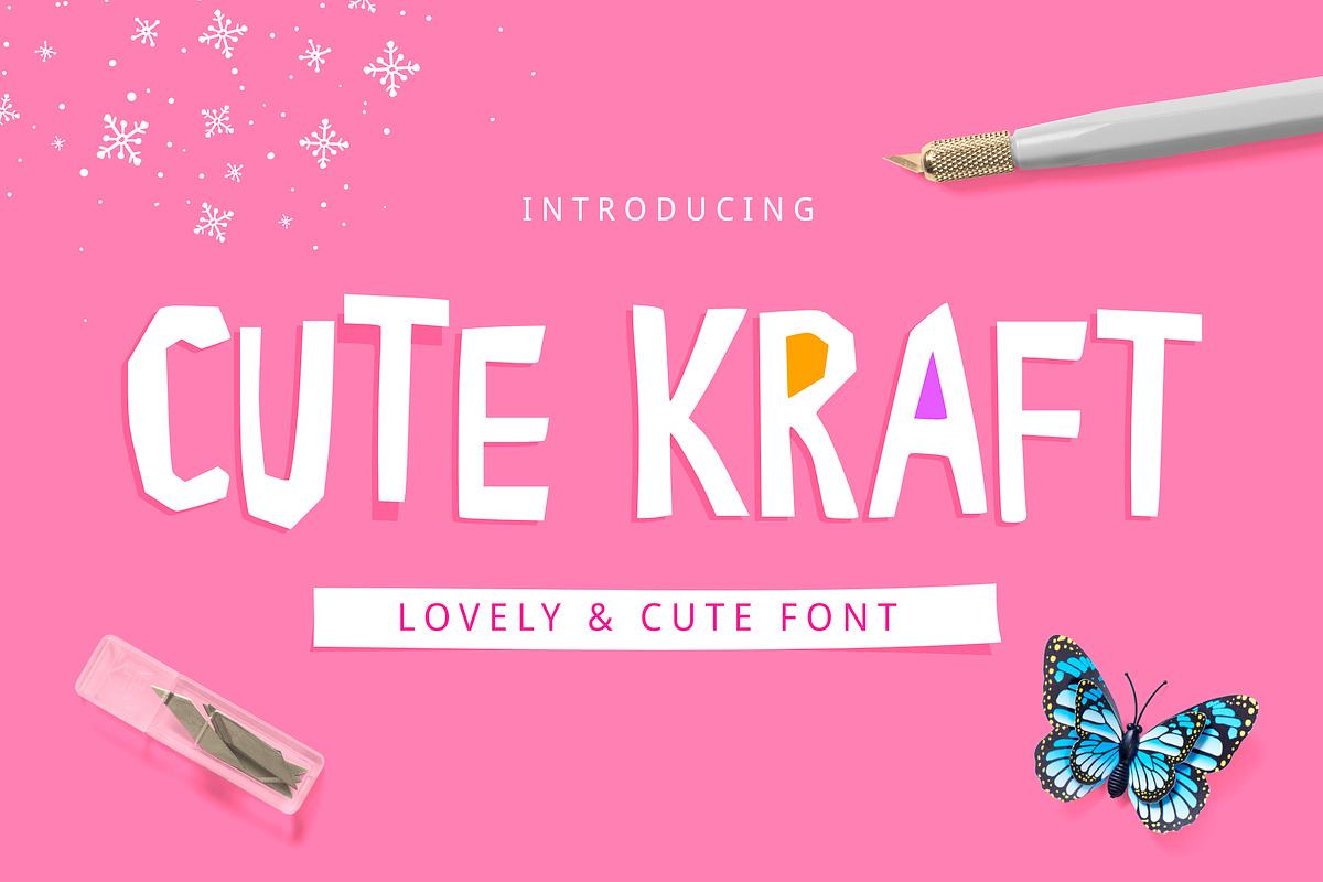 Cute Kraft Fonts Free Download Free Download