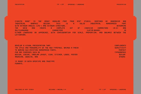 Cygnito Mono Font