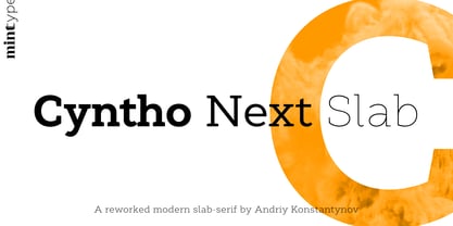 Cyntho Next Slab Font Free Download