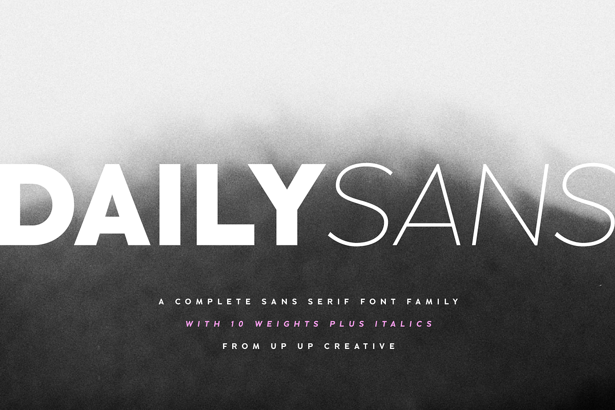 Daily Sans Complete - 20 Fonts Free Download Free Download