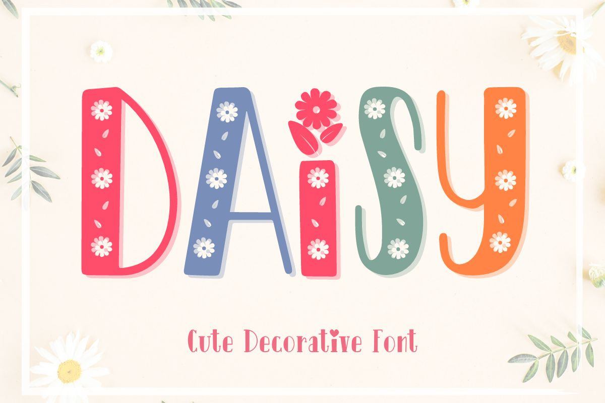 Daisy Font | Display Font Free Download Free Download