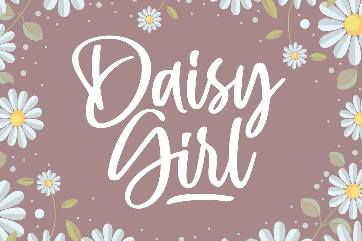 Daisy Girl - Cute Script Font Free Download Free Download