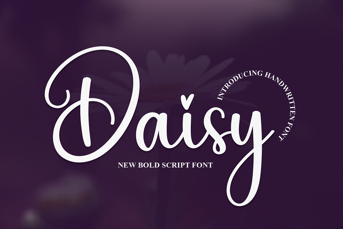 Daisy | Script Font Free Download Free Download