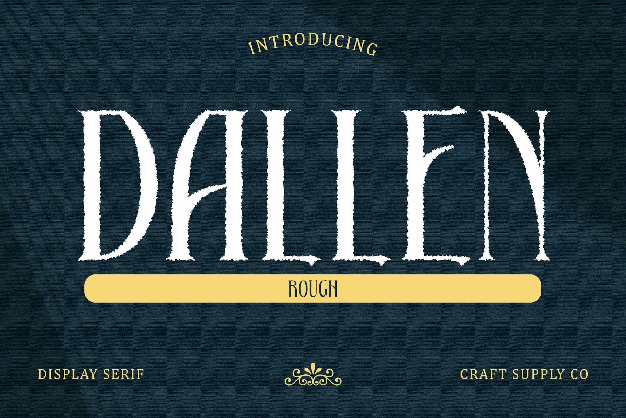 Dallen Rough Font Free Download