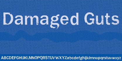 Damaged Guts Font Free Download