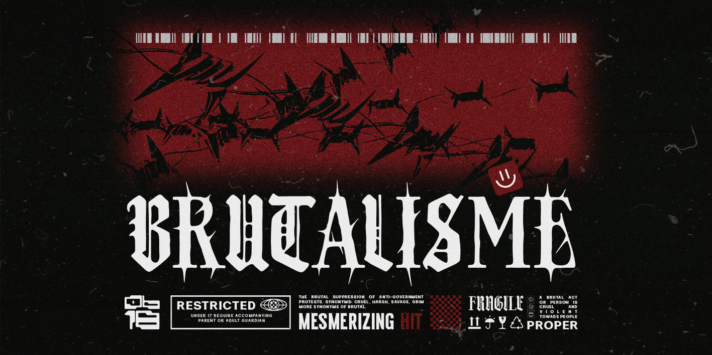 Dark Brutal Font Free Download