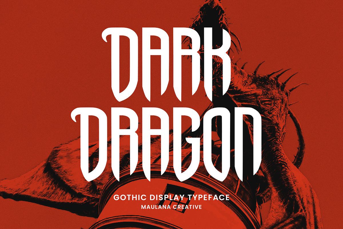 Dark Dragon Gothic Display Typeface Free Download Free Download