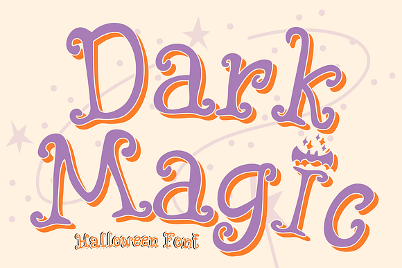 Dark Magic is a Halloween Font Free Download