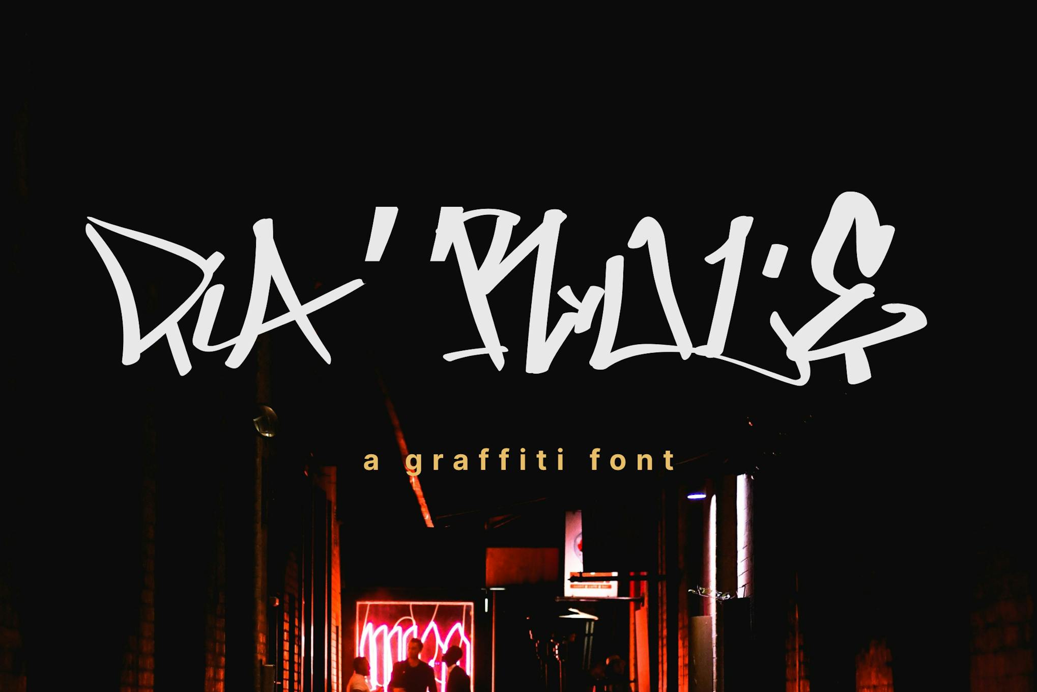 Da'Role Graffiti Font Free Download