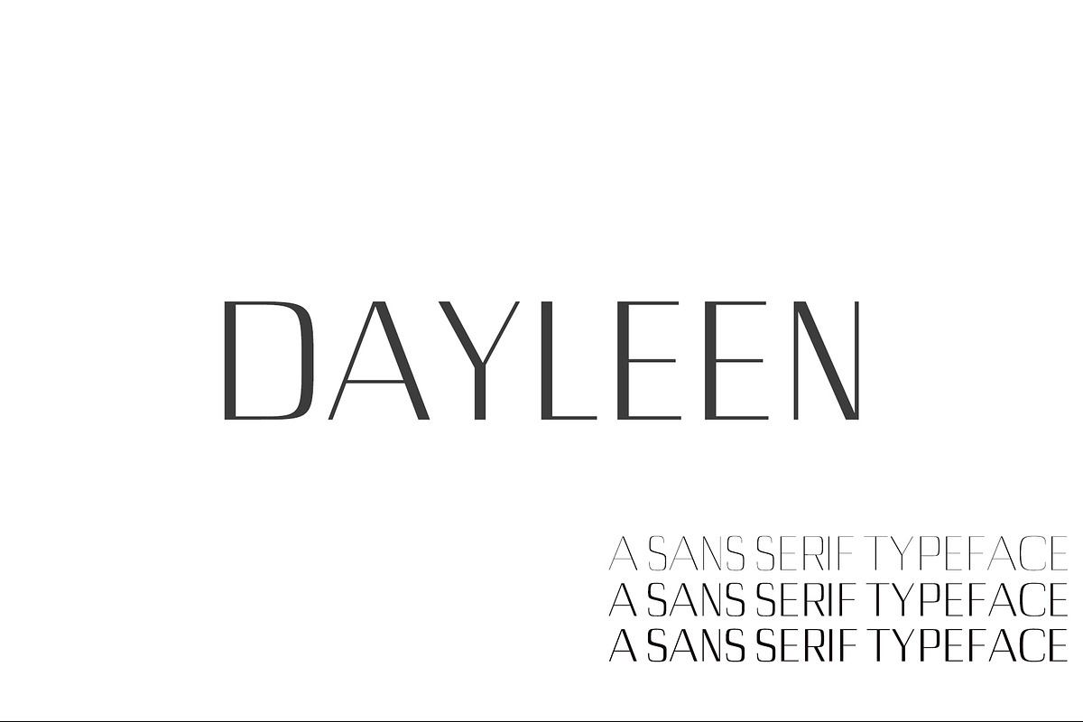 Dayleen Sans Serif Font Family Free Download Free Download