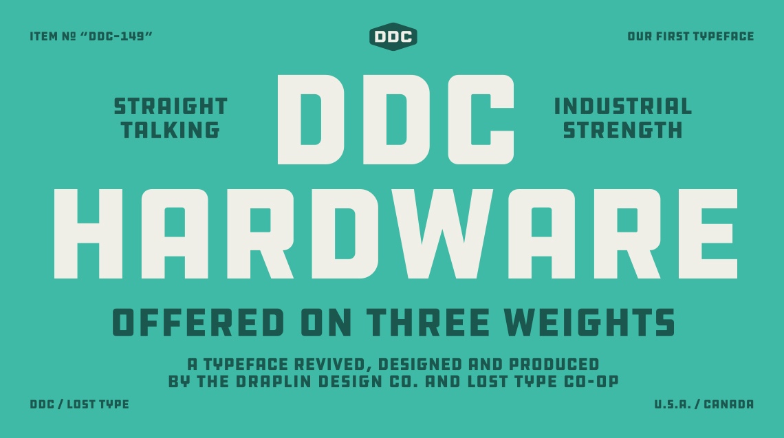 DDC Hardware Font Free Download