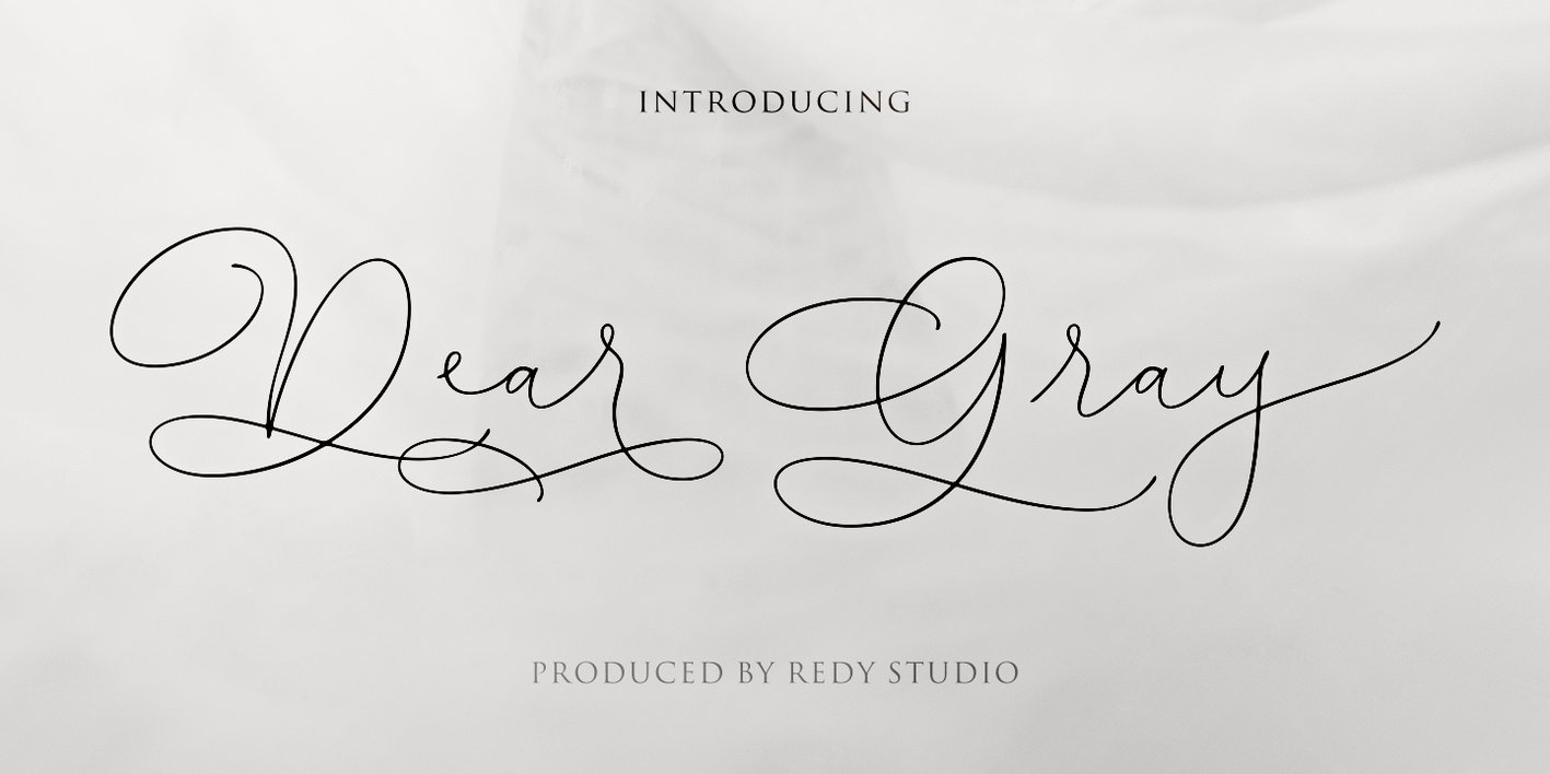 Dear Gray Font Free Download