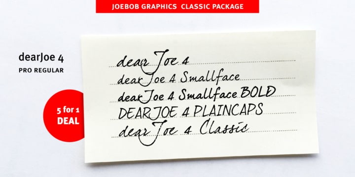 dearJoe Font Free Download