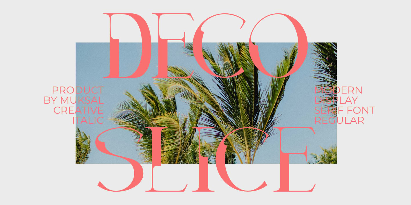 Decoslice Font Free Download